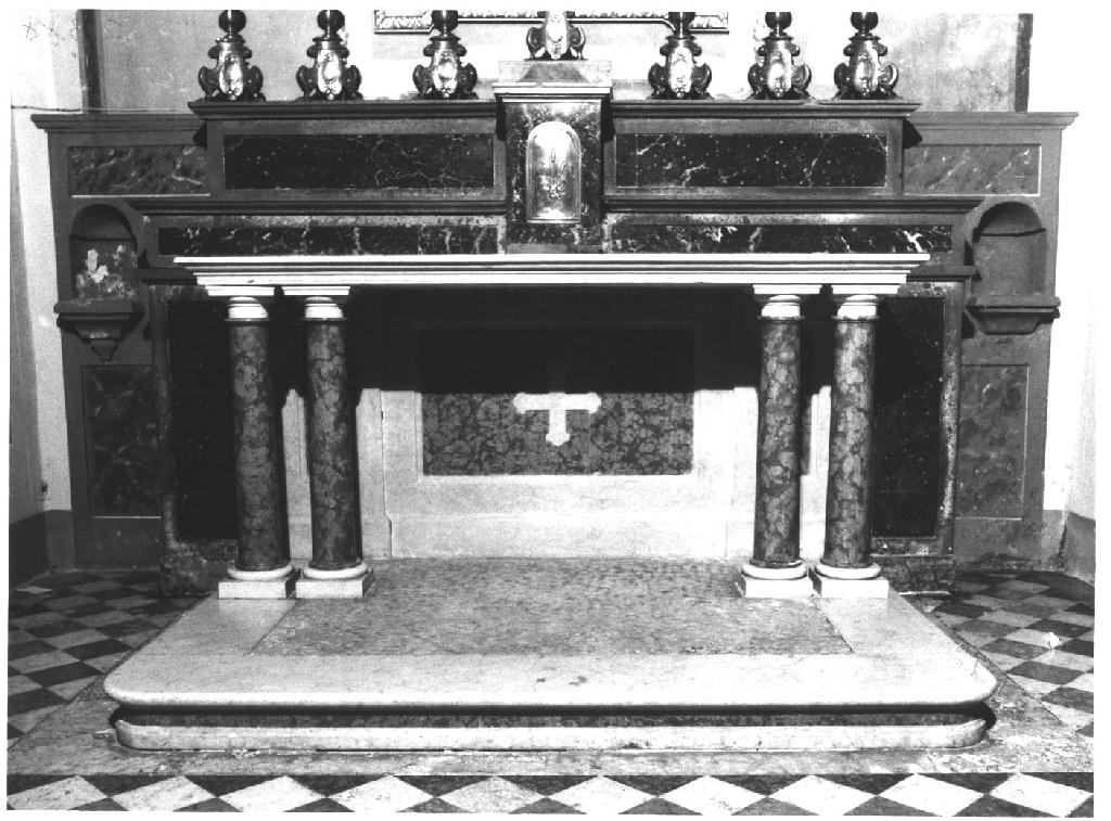 altare - ambito parmense (ultimo quarto sec. XVIII, sec. XIX)