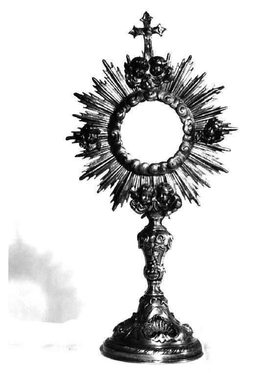 ostensorio - ambito parmense (sec. XIX)