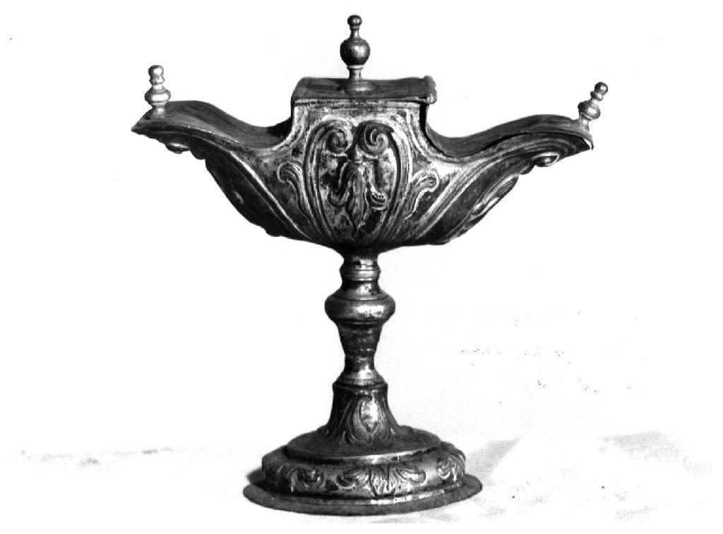 navicella portaincenso - ambito parmense (sec. XVIII)