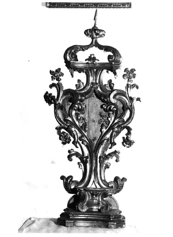 tronetto per esposizione eucaristica - ambito parmense (metà sec. XVIII)