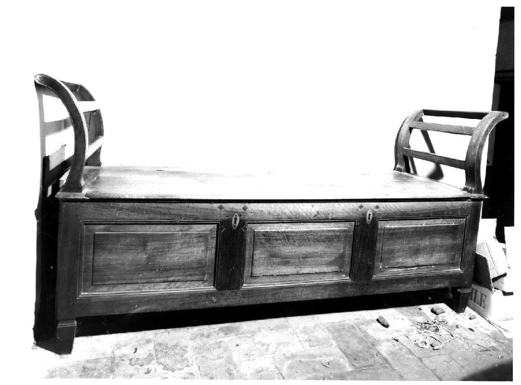 panca - ambito parmense (seconda metà sec. XVIII)