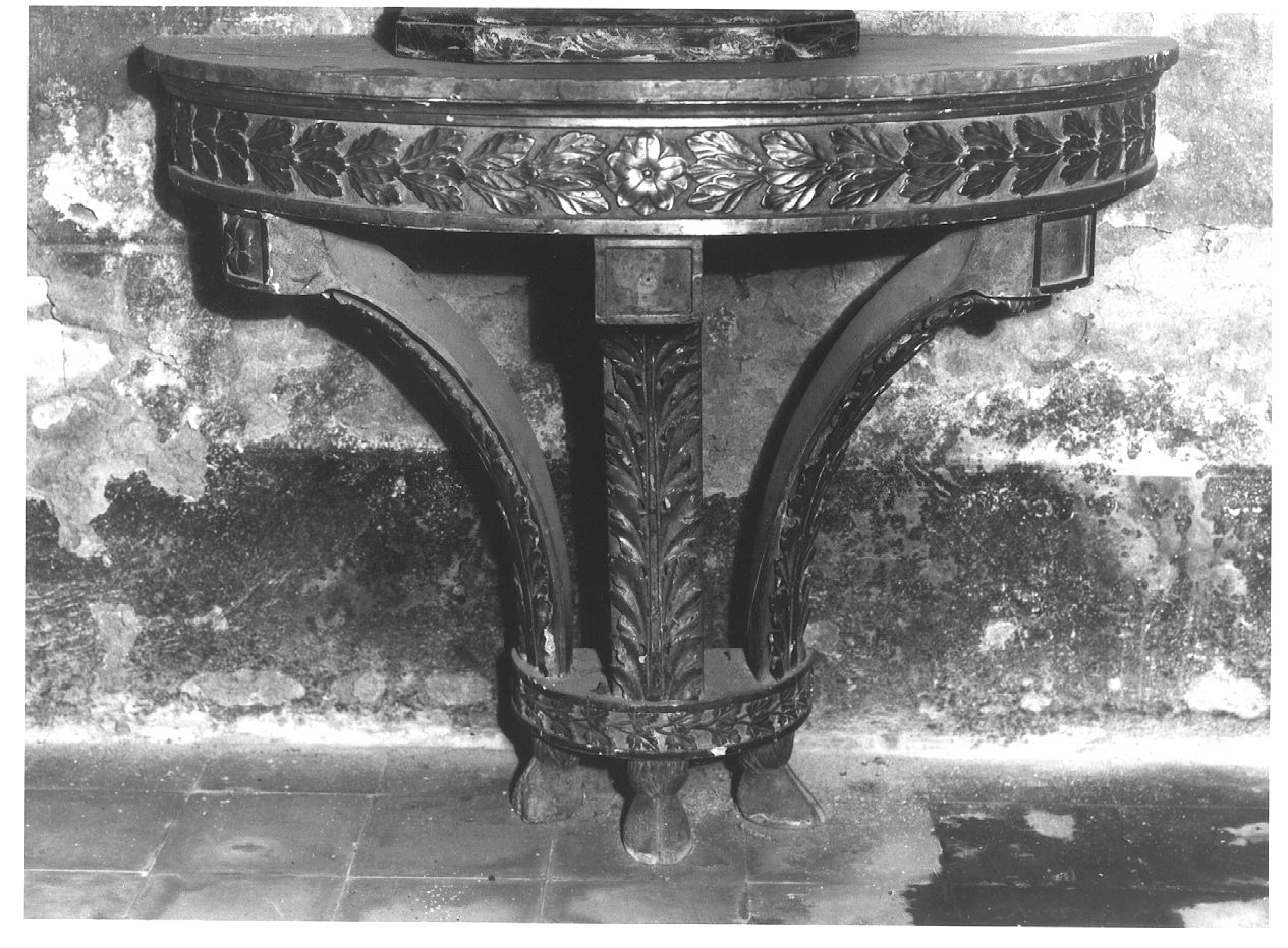 console, serie - ambito parmense (seconda metà sec. XVIII)