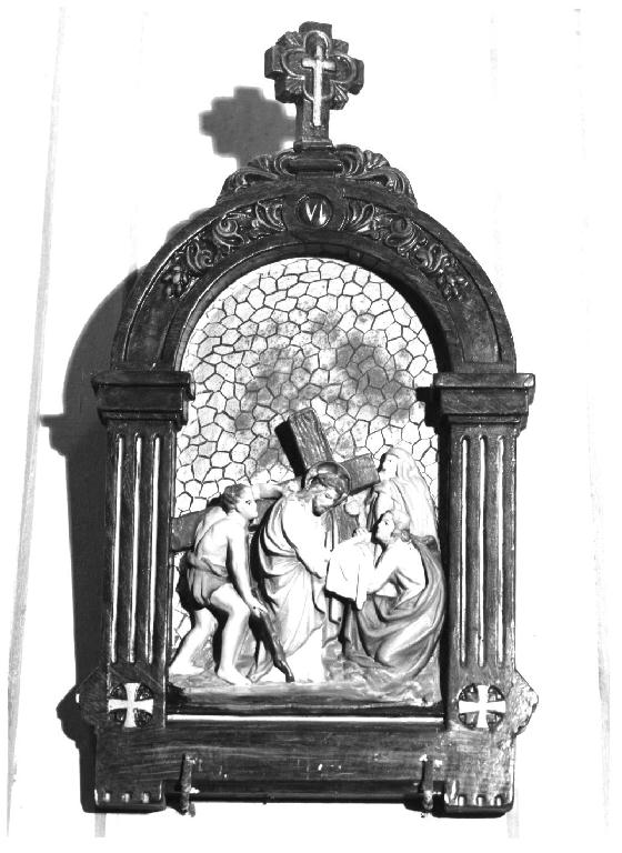 stazioni della Via Crucis (rilievo, insieme) - ambito parmense (prima metà sec. XX)