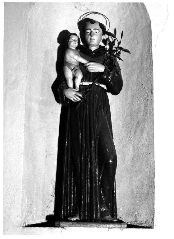 Sant'Antonio da Padova col Bambino (statua) - ambito parmense (?) (prima metà sec. XVIII)