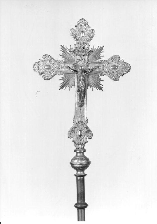 croce processionale di Ghezzi Antonio (sec. XIX)