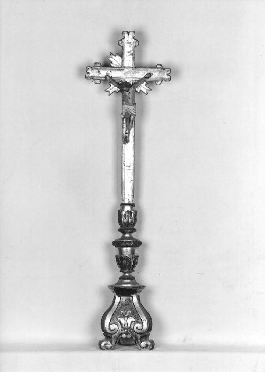 croce d'altare - ambito parmense (fine/inizio secc. XVIII/ XIX)