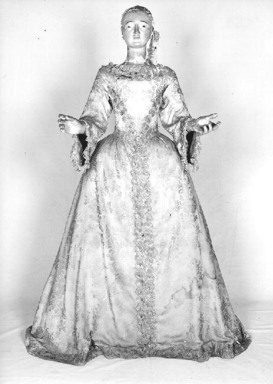 Madonna (statua) - ambito emiliano (prima metà sec. XVIII)