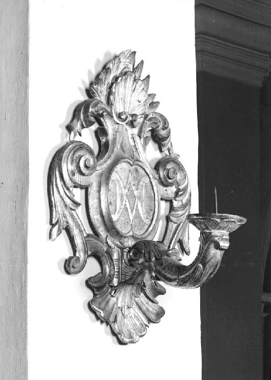 candeliere da parete, serie di Spotti Vincenzo (sec. XIX)