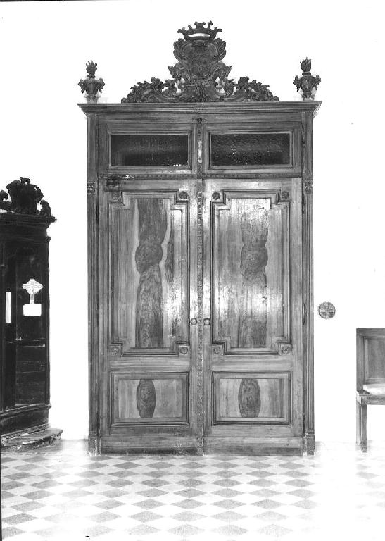 bussola d'ingresso - ambito emiliano (ultimo quarto sec. XVIII)