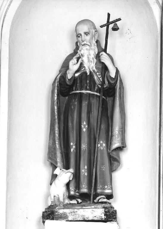 Sant'Antonio Abate (statua) - produzione faentina (fine sec. XIX)