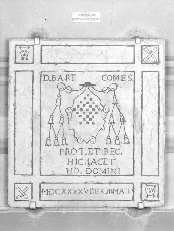 lapide - ambito parmense (sec. XVII)