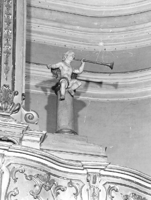 angelo musicante (statua, elemento d'insieme) di Bottazzi Bartolomeo (sec. XIX)
