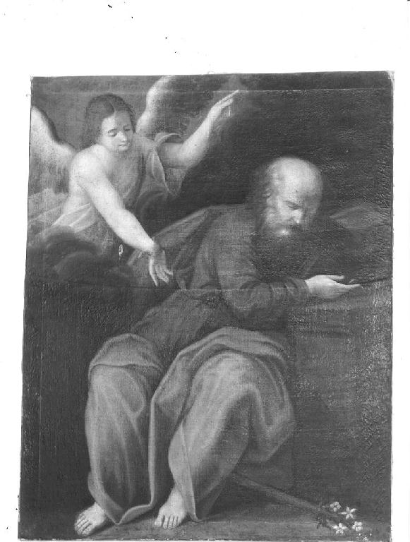 sogno di San Giuseppe (dipinto) - ambito emiliano (seconda metà sec. XVII)