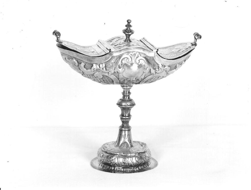 navicella portaincenso - ambito emiliano (metà sec. XVIII)