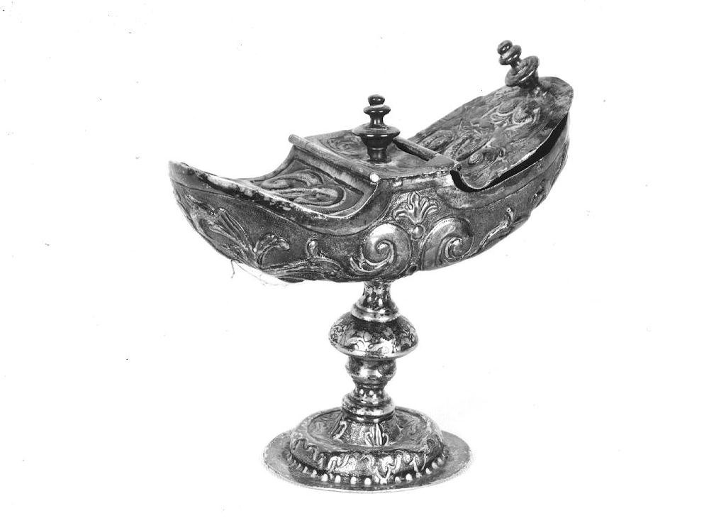 navicella portaincenso - ambito parmense (prima metà sec. XVIII)
