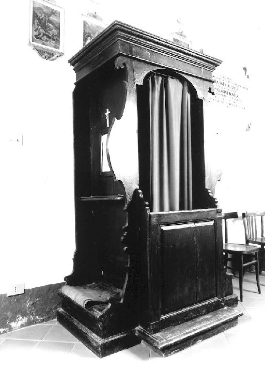 confessionale - ambito parmense (sec. XVIII)
