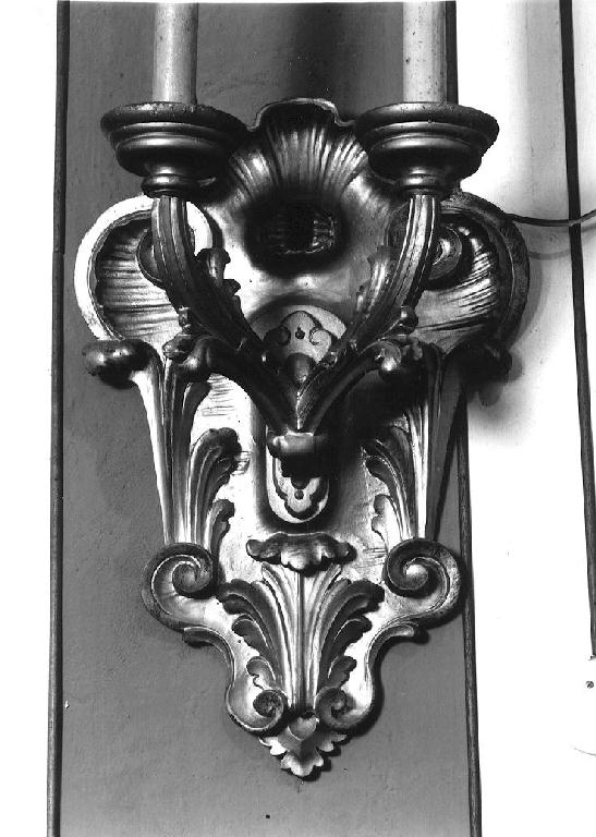 candeliere da parete, serie - ambito parmense (sec. XVIII)