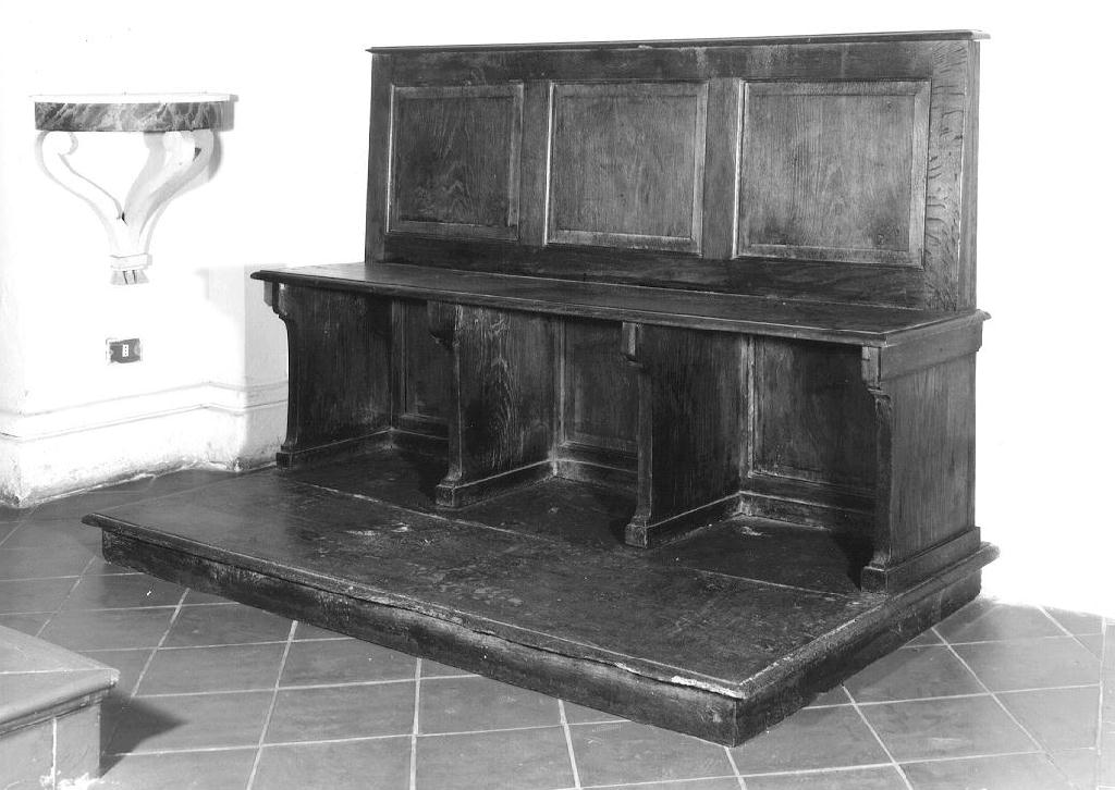 banco da chiesa - ambito parmense (sec. XIX)