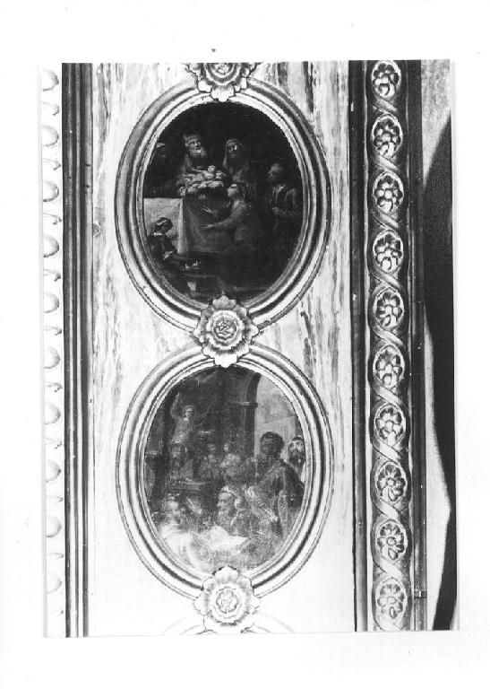 Disputa di Gesù con i dottori nel Tempio (dipinto, elemento d'insieme) - ambito emiliano (sec. XVIII)