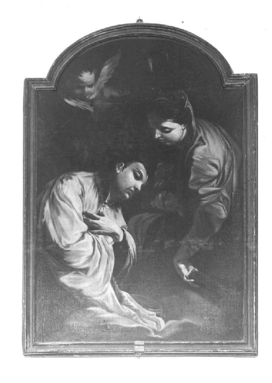 Madonna che appare a San Luigi Gonzaga (dipinto) di Cignaroli Giambettino (metà sec. XVIII)