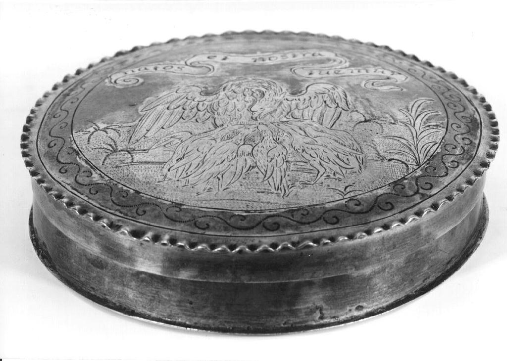 teca eucaristica - ambito emiliano (sec. XIX)