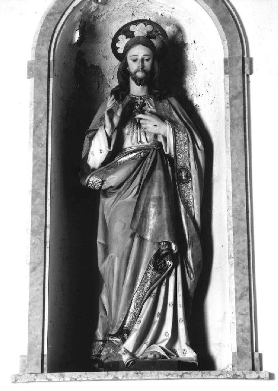 Sacro Cuore di Gesù (statua) - ambito emiliano (fine/inizio secc. XIX/ XX)