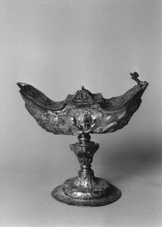 navicella portaincenso - ambito parmense (sec. XVIII)