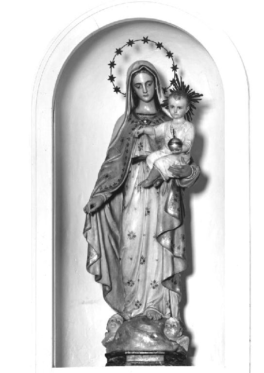 Madonna con Bambino (statua) - ambito emiliano (seconda metà sec. XIX)