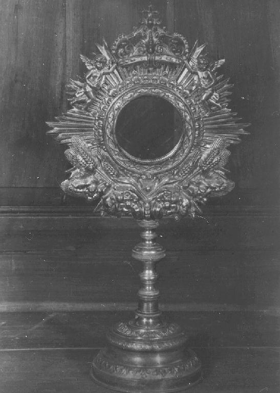 ostensorio - ambito emiliano (ultimo quarto sec. XIX)