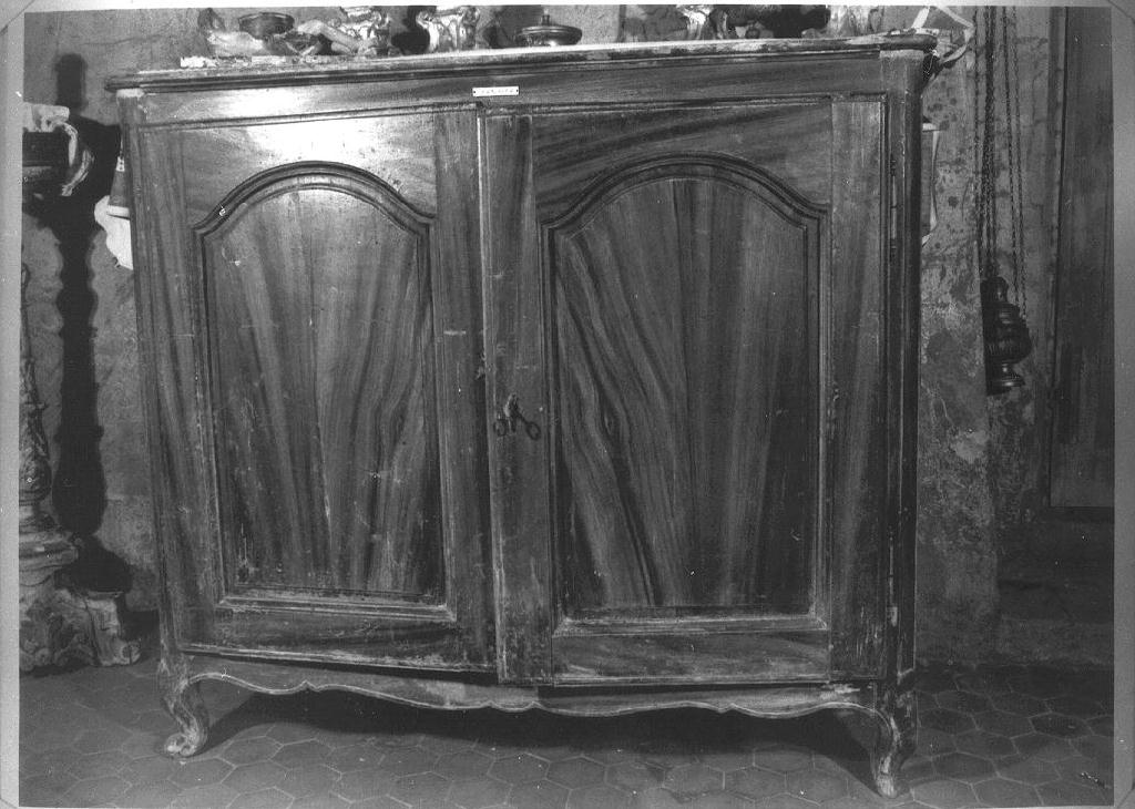 armadio da sacrestia - ambito parmense (terzo quarto sec. XVIII)