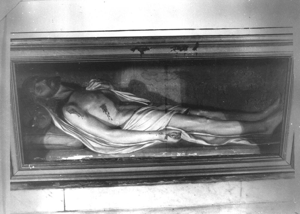 Cristo morto (statua) - produzione faentina (ultimo quarto sec. XIX)