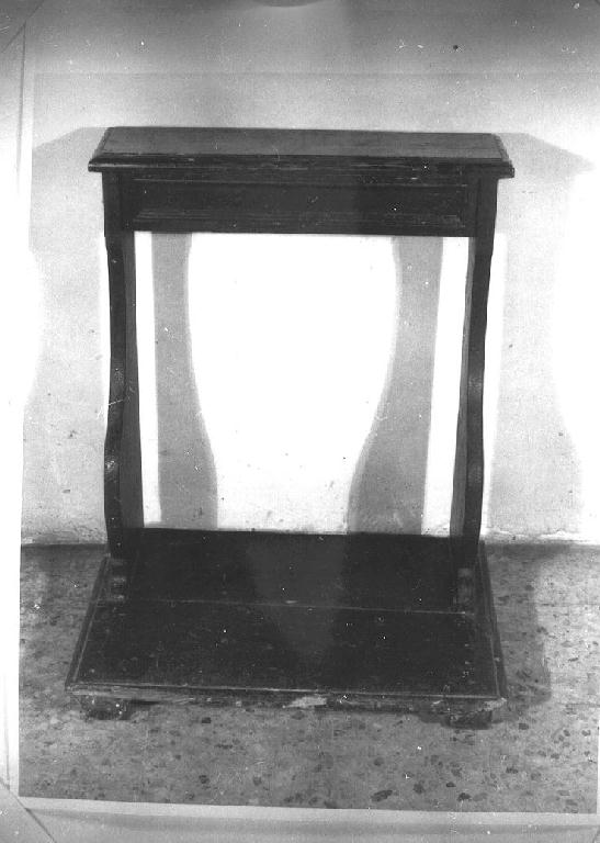 inginocchiatoio - ambito emiliano (sec. XIX)