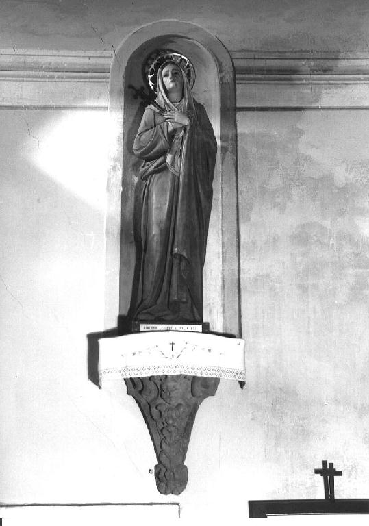 Madonna del Rosario (statua) - ambito emiliano (prima metà sec. XIX)