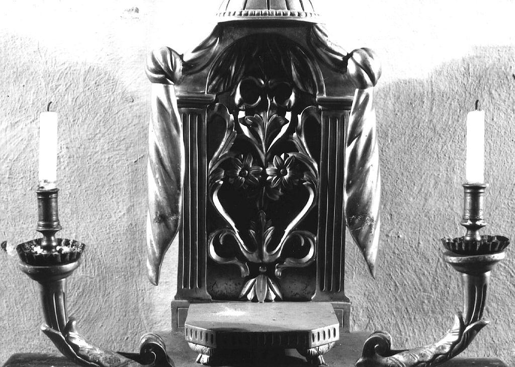 tronetto per esposizione eucaristica - ambito emiliano (prima metà sec. XIX)