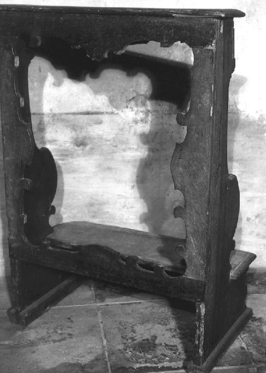 inginocchiatoio, serie - ambito emiliano (primo quarto sec. XVIII)