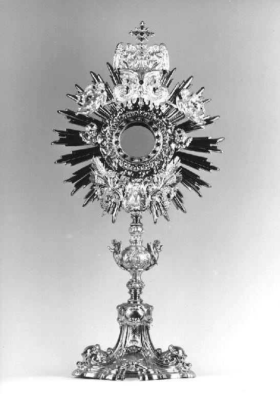 ostensorio - ambito emiliano (prima metà sec. XIX)