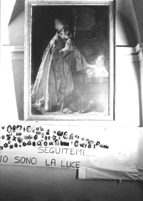 Miracolo di San Nicola di Bari (dipinto) di Viglioli Giocondo (attribuito) (sec. XIX)