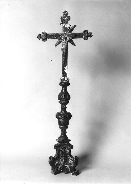 croce d'altare - ambito parmense (seconda metà sec. XVIII)