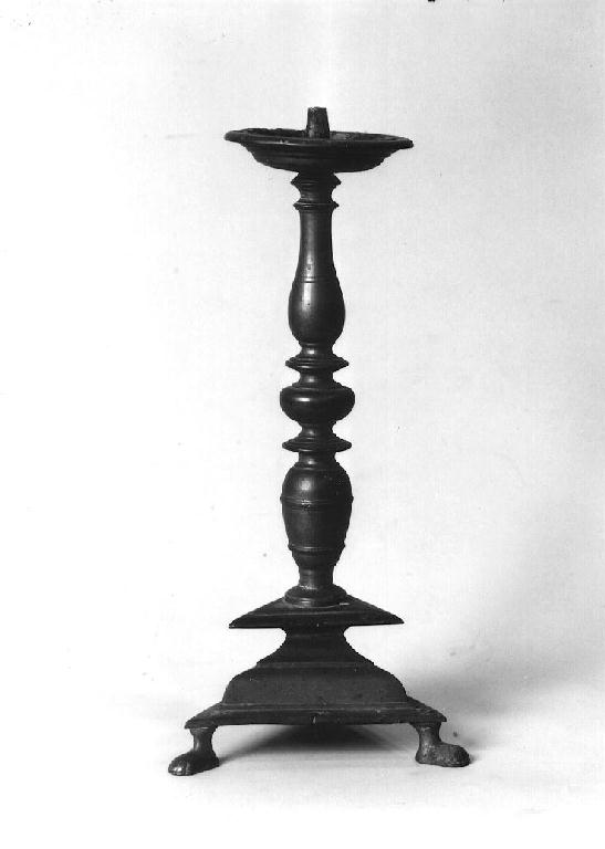 candeliere, serie - ambito parmense (seconda metà sec. XVII)
