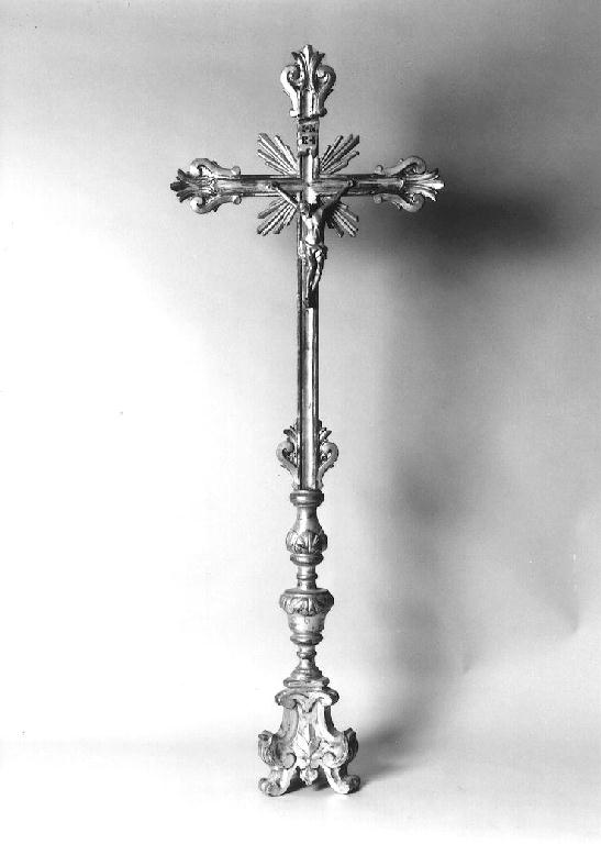 croce d'altare - ambito parmense (seconda metà sec. XVIII)