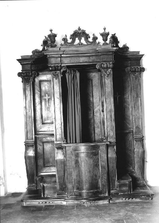 confessionale - ambito parmense (fine sec. XVIII)