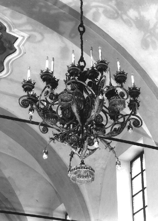 lampadario - ambito parmense (metà sec. XIX)