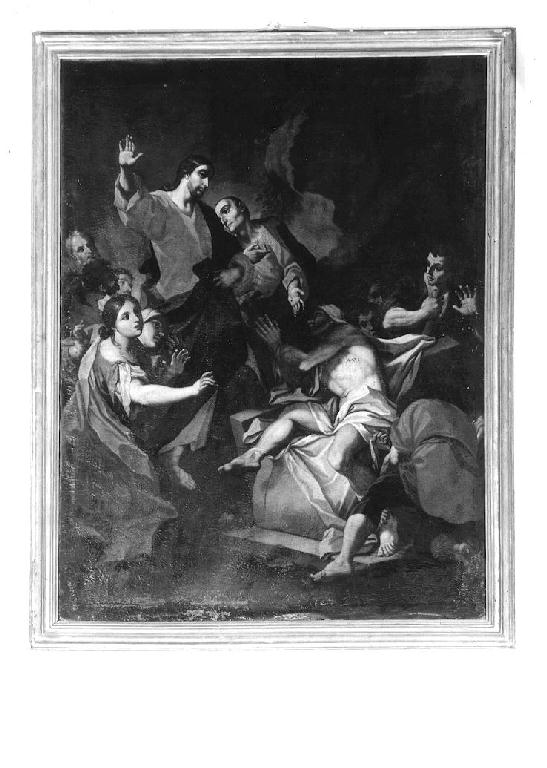 Resurezione di Lazzaro (dipinto) di Balestra Antonio (attribuito) (sec. XVIII)