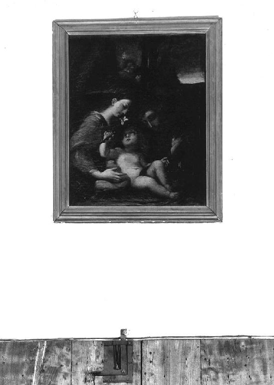 Madonna con Bambino e Sant'Antonio da Padova (dipinto) - ambito parmense (metà sec. XVII)