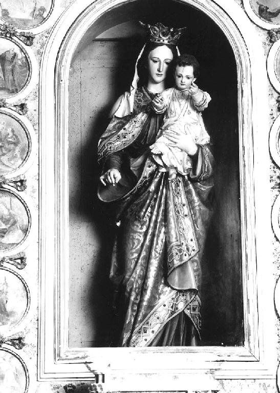 Madonna con Bambino (statua) - produzione Italia settentrionale (metà sec. XIX)