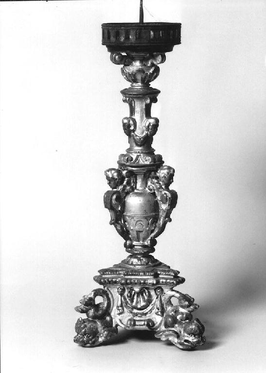 candeliere - ambito parmense (ultimo quarto sec. XVI)