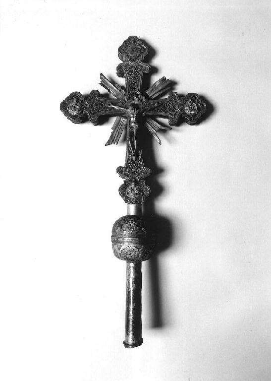 croce processionale - ambito emiliano (primo quarto sec. XVIII)