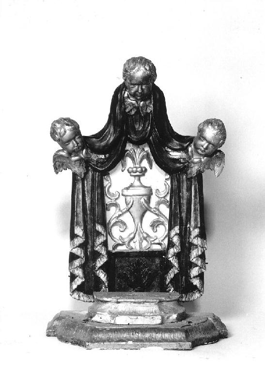 tronetto per esposizione eucaristica - ambito parmense (prima metà sec. XIX)