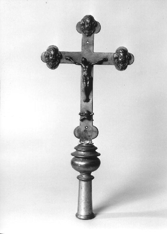 croce processionale - ambito parmense (metà sec. XVII)