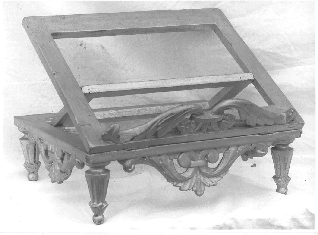 leggio - ambito parmense (fine sec. XVIII)